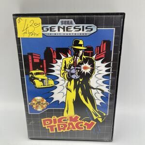 Dick Tracy - Sega Genesis - Complete in Box - Authentic!